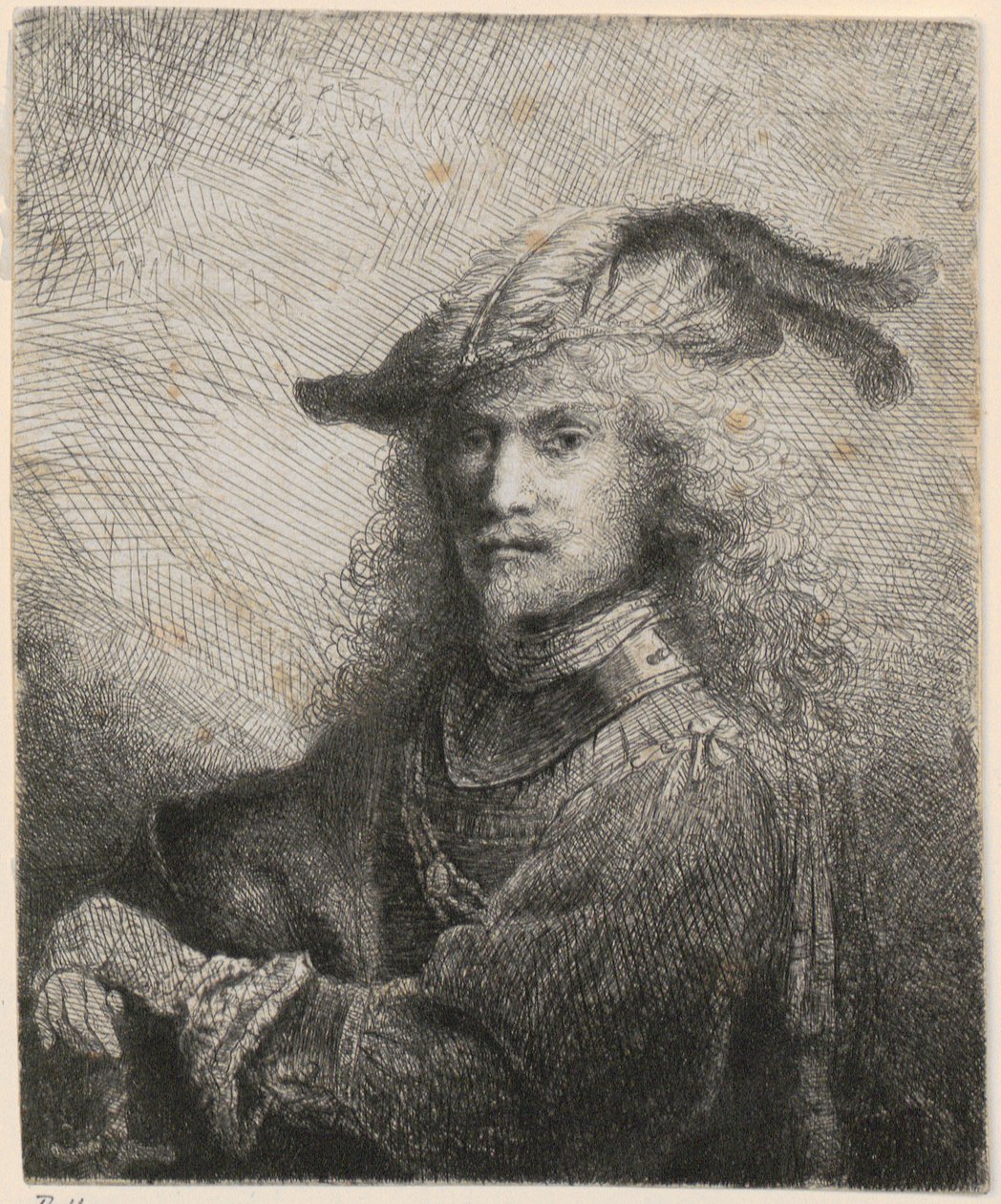Portrait of an Officer (possibly a self-portrait of the artist?) by Ferdinand Bol