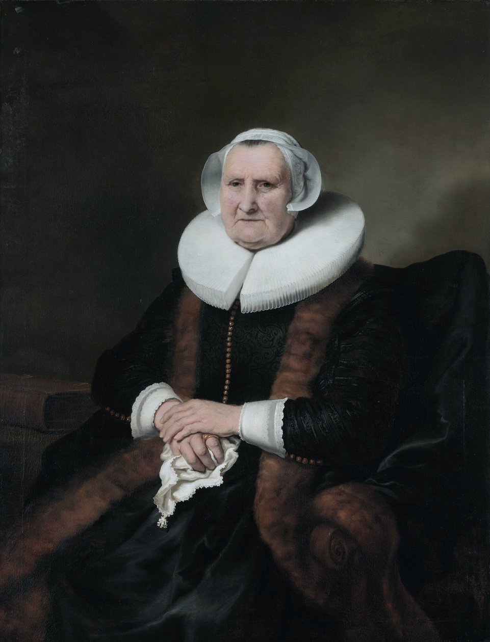 Portrait of Elisabeth Jacobsdr. Bas by Ferdinand Bol