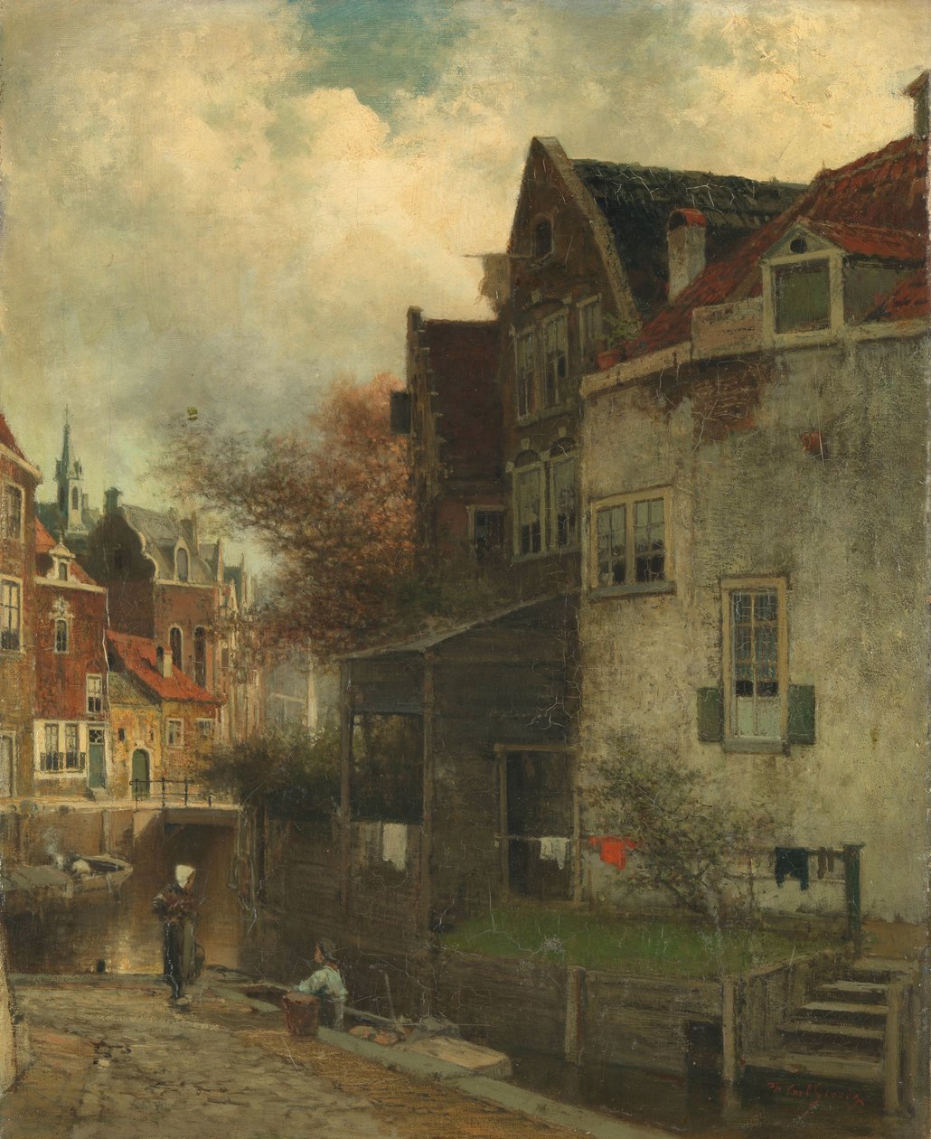 Cityscape by Ferdinand Carl Sierich