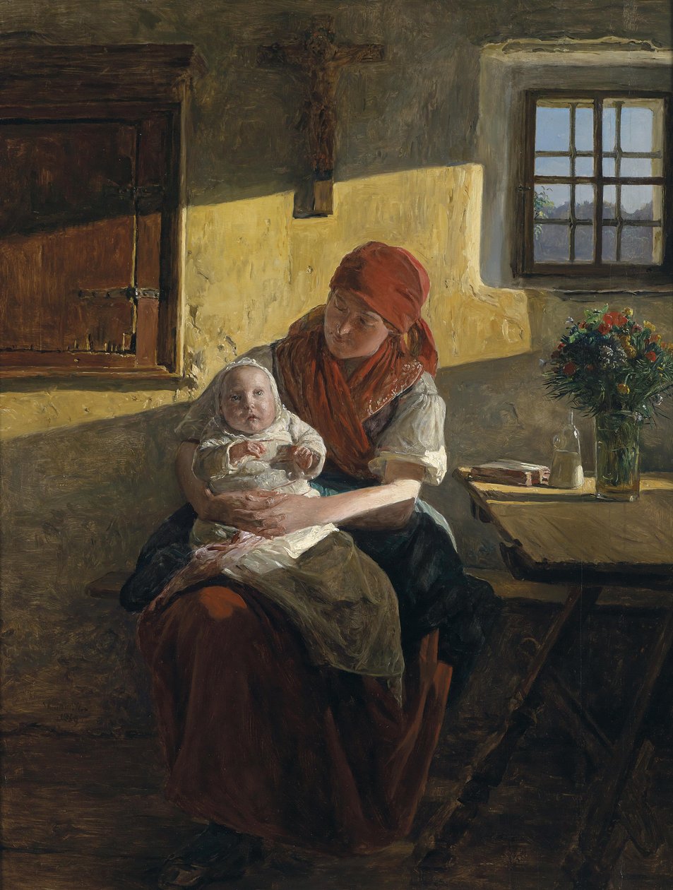 Ferdinand Georg Waldmüller Sunday Rest 1859 by Ferdinand Georg Waldmuller