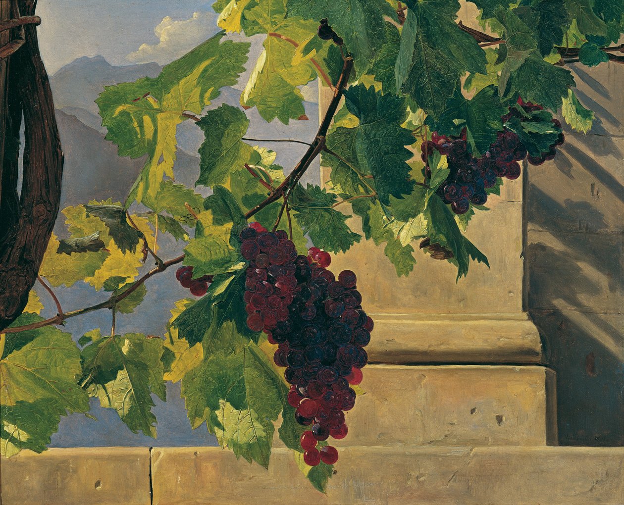 Trailing Grapes by Ferdinand Georg Waldmüller