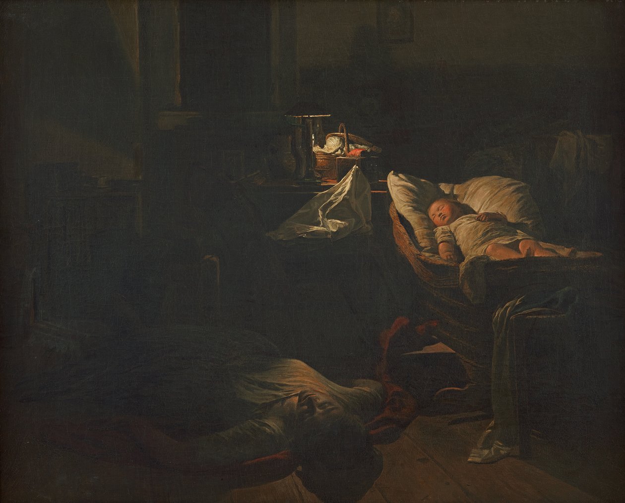 Exhausted Strength by Ferdinand Georg Waldmuller