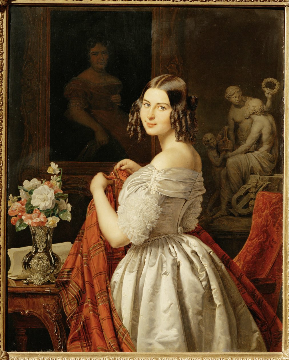Young Lady at Her Toilet by Ferdinand Georg Waldmuller
