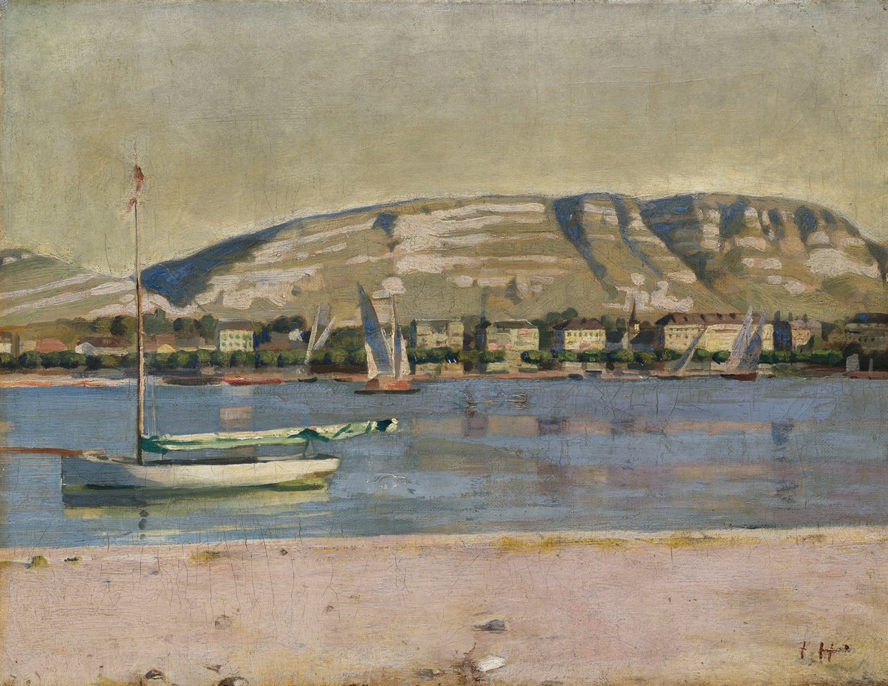 Geneva Harbour and the Saleve by Ferdinand Hodler