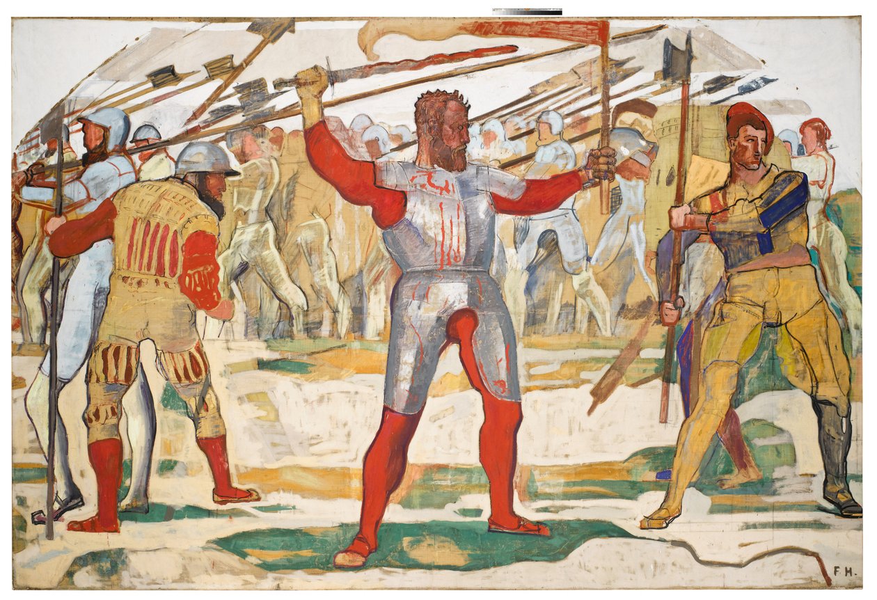 Retreat from Marignano by Ferdinand Hodler