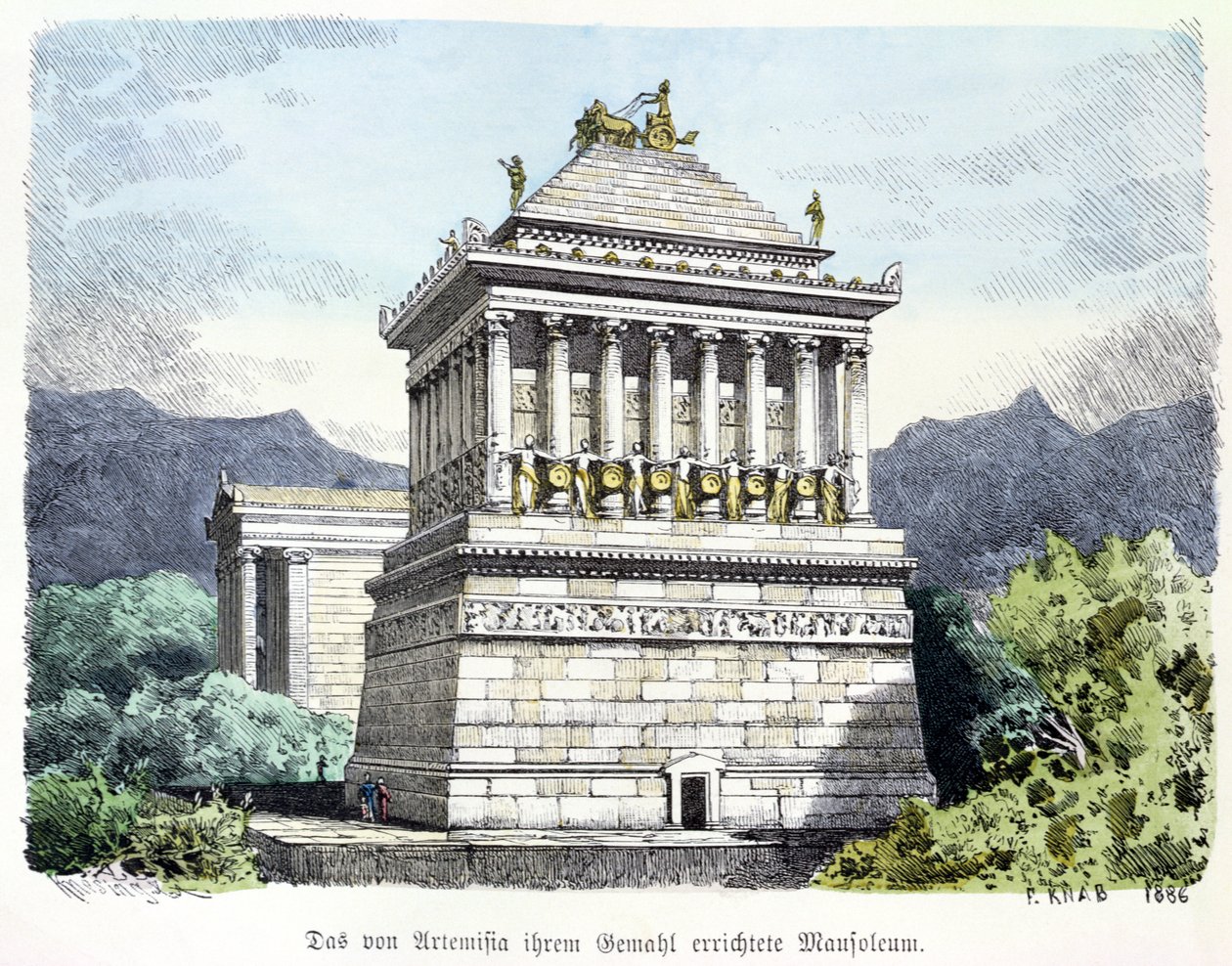 The Mausoleum of Halicarnassus, from a Series of the 