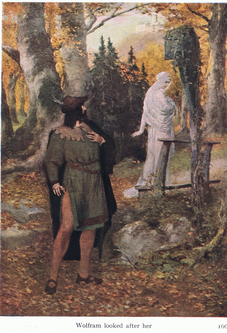 Wolfram Looked After Her, Illustration from The Stories of Wagner