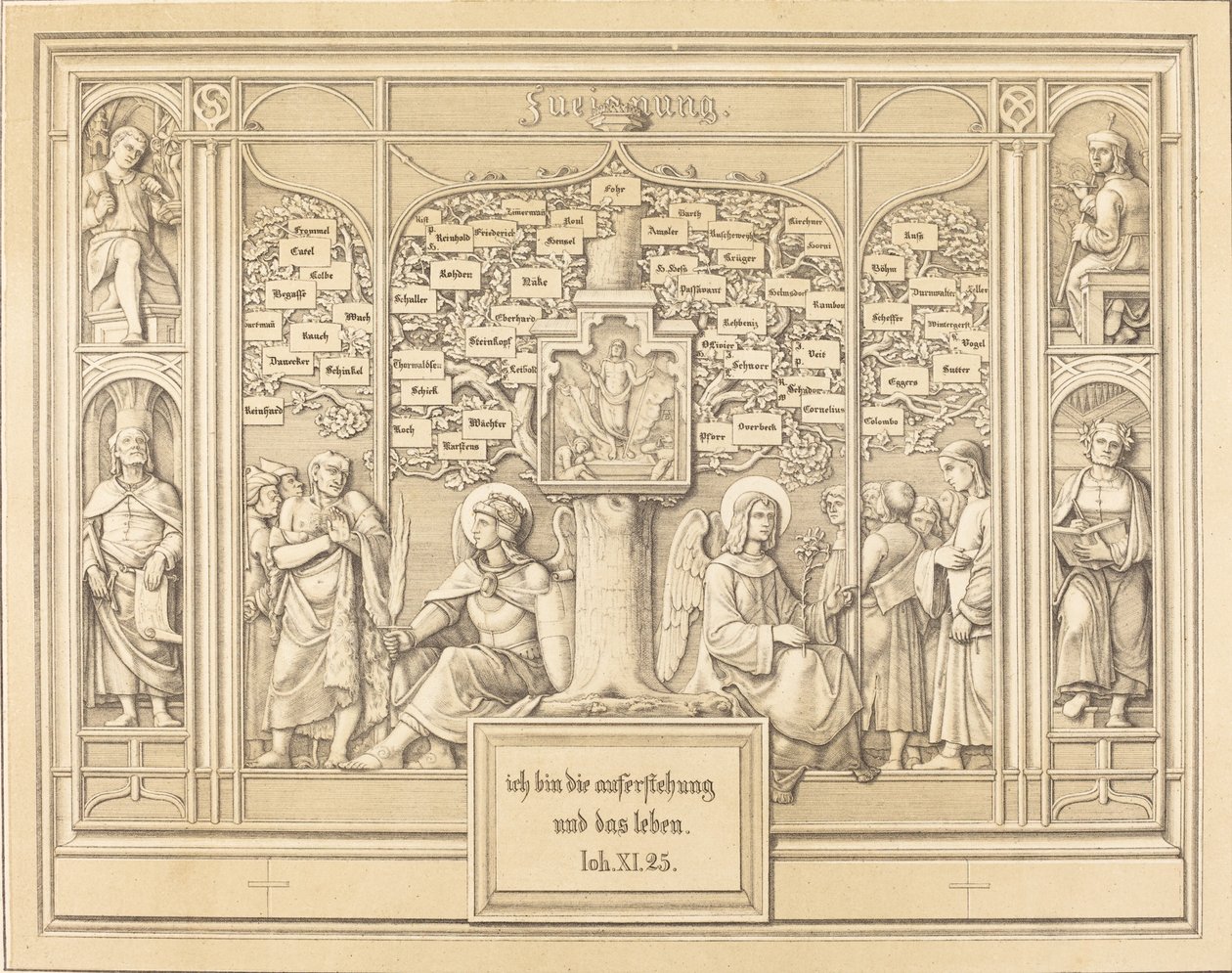 Dedication: I am the Resurrection and the Life by Ferdinand Olivier