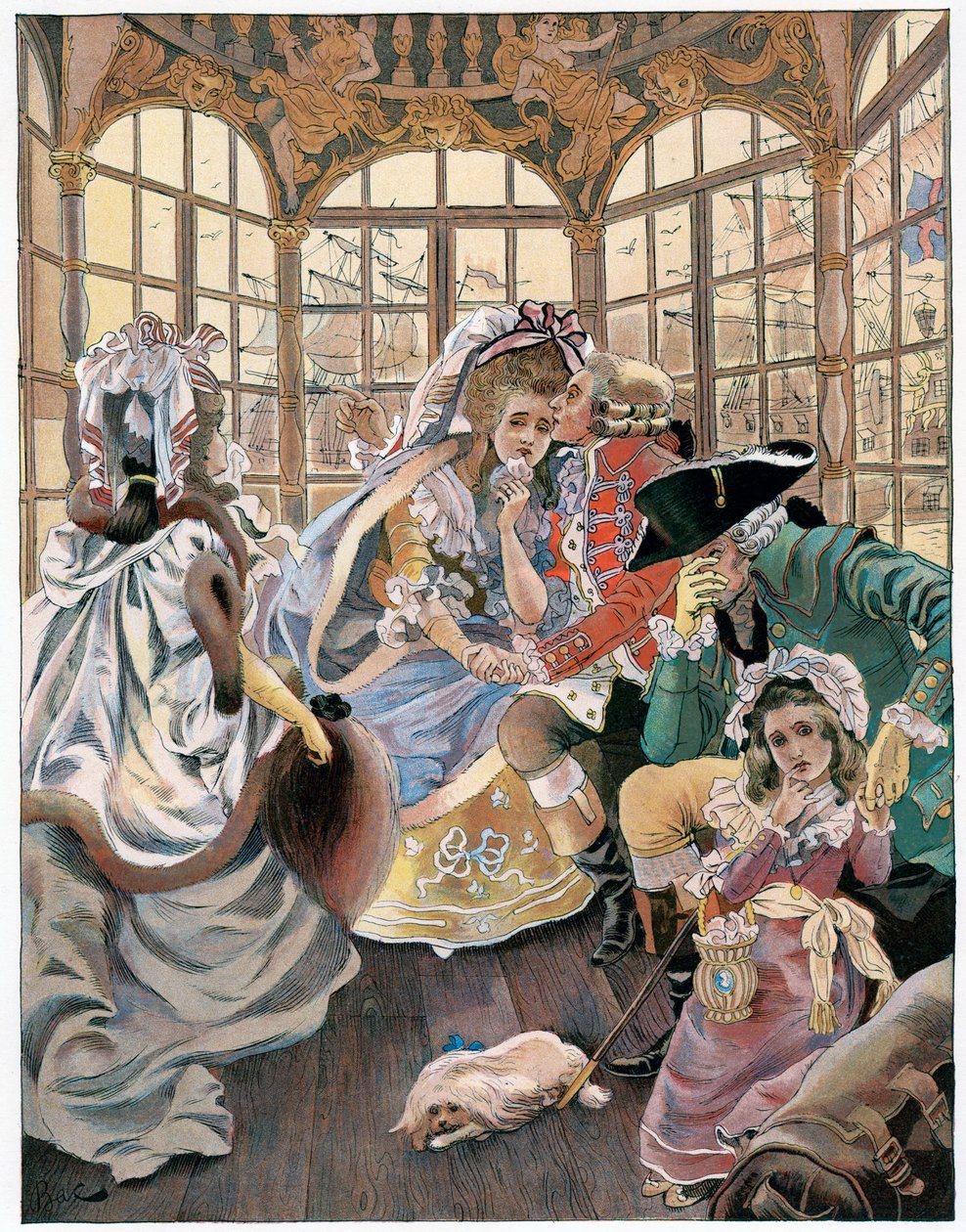 The Emigration During the Revolution by Ferdinand Sigismund Bac