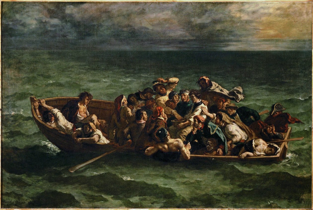 Don Juan Shipwrecked by Ferdinand Victor Eugene Delacroix