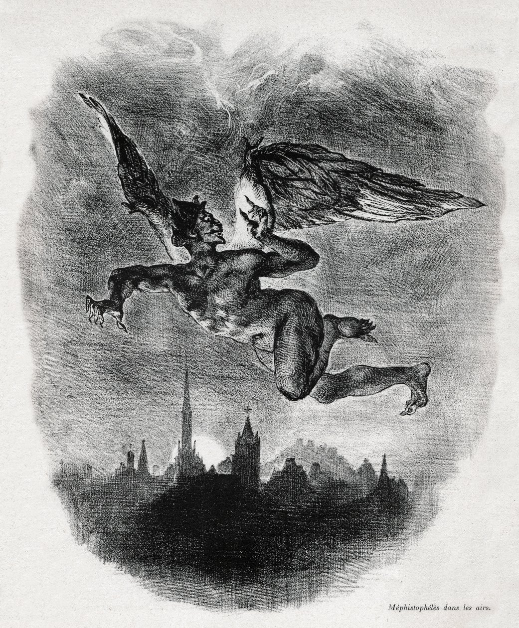 Mephistopheles by Ferdinand Victor Eugene Delacroix