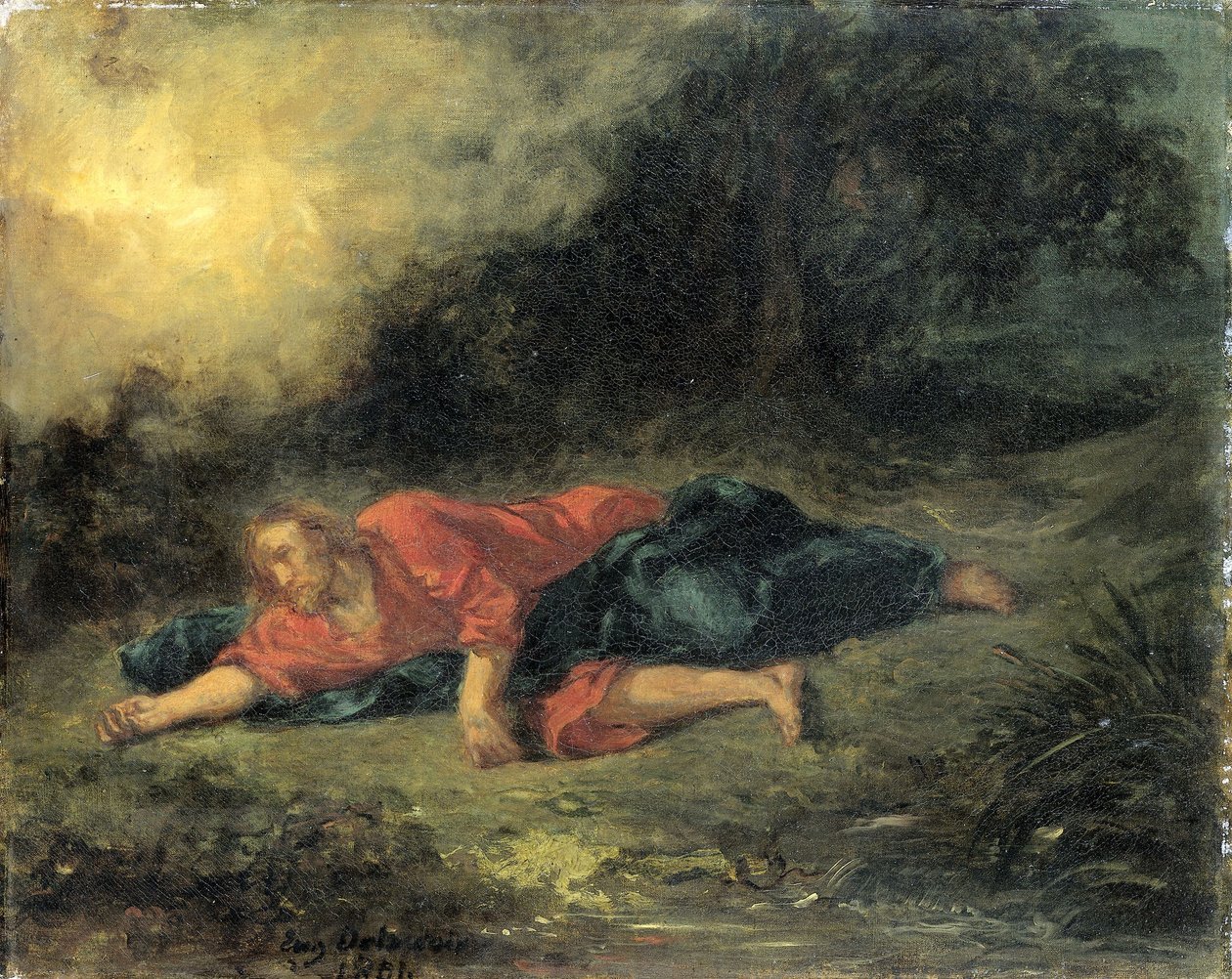 The Agony in the Garden by Ferdinand Victor Eugene Delacroix