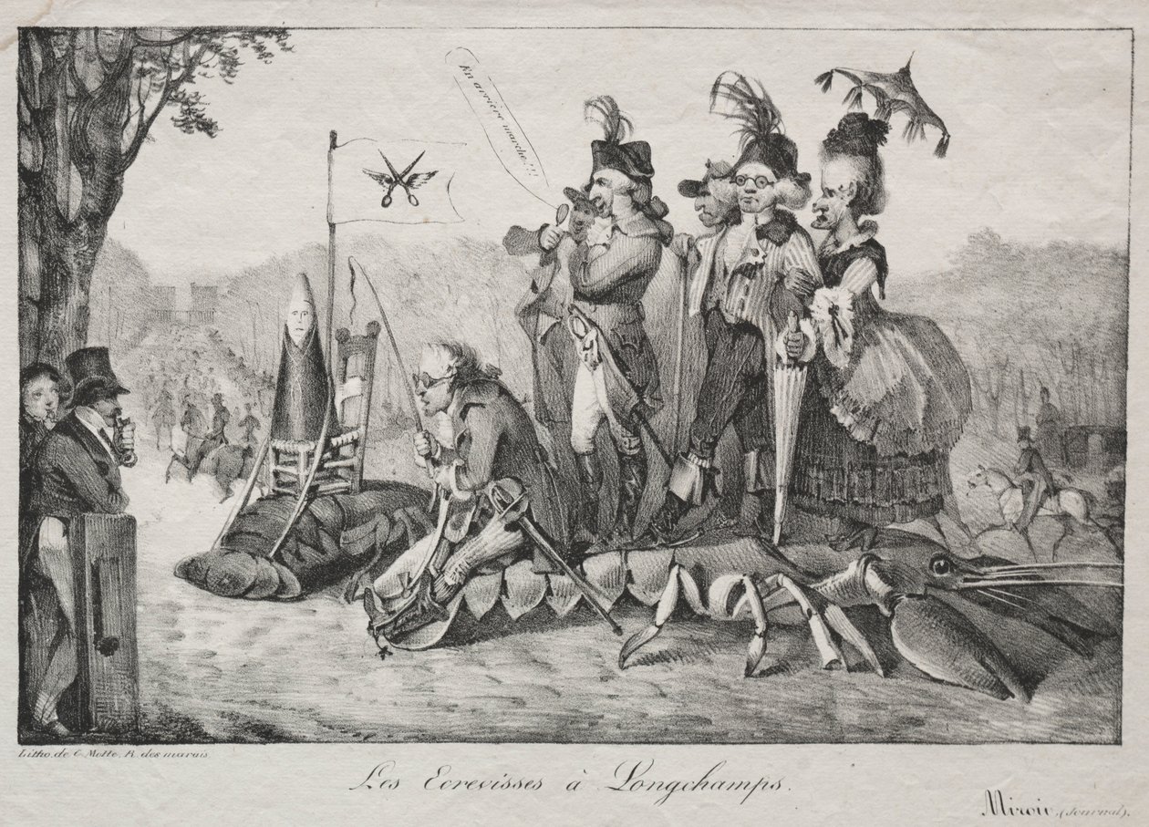 The Crayfish of Longchamps by Ferdinand Victor Eugene Delacroix