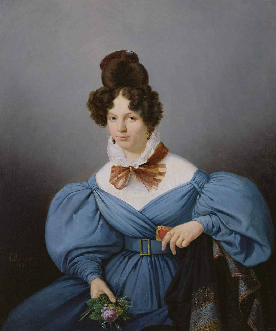 Portrait of a Lady, c.1830 by Ferdinand Wachsmuth