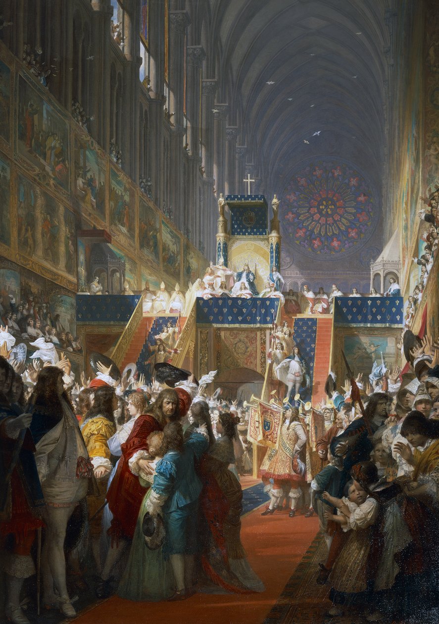 Louis XIV of France Receiving Representatives of the Social Classes in Paris by Ferdinand the Elder Piloty