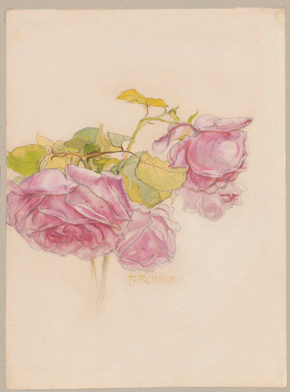 Roses by Ferdynand Ruszczyc