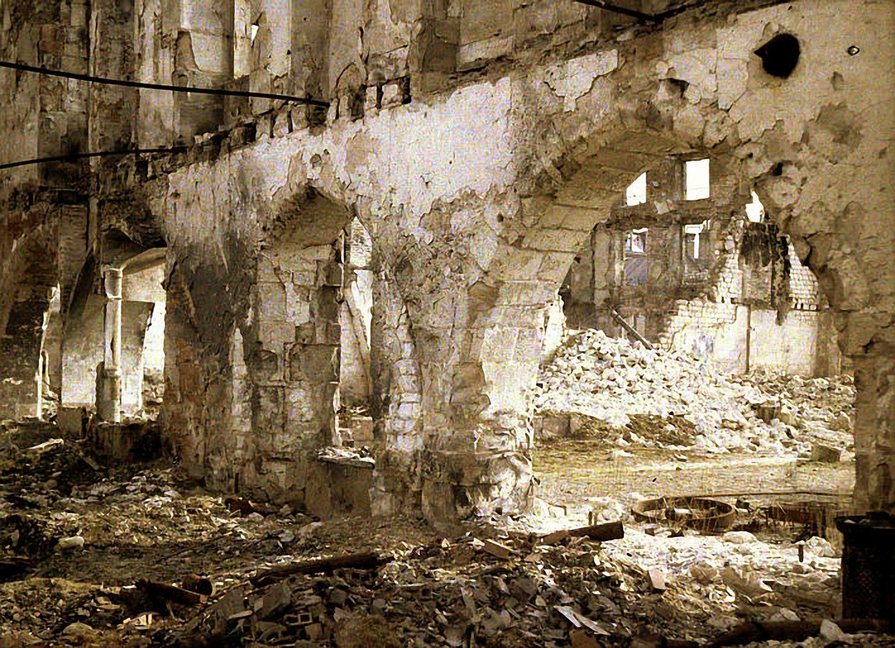 Cloister of the Convent of the Cordeliers, Reims, Marne, France by Fernand Cuville
