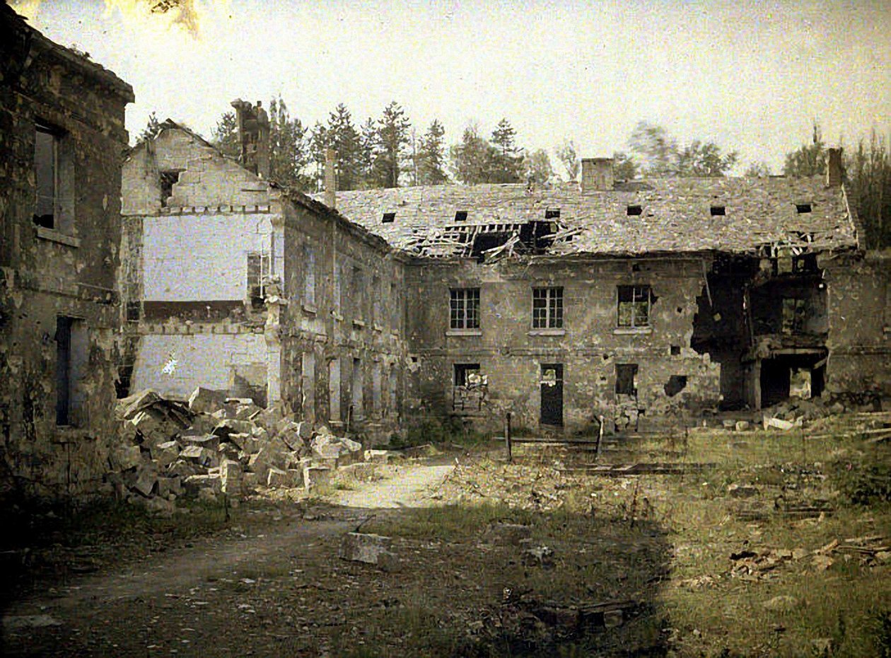 Glass Factory, Vauxrot, Cuffies, Aisne, France by Fernand Cuville