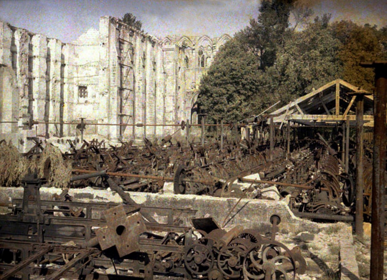 The Ruins of the Factory and the Abbey of Notre-Dame d