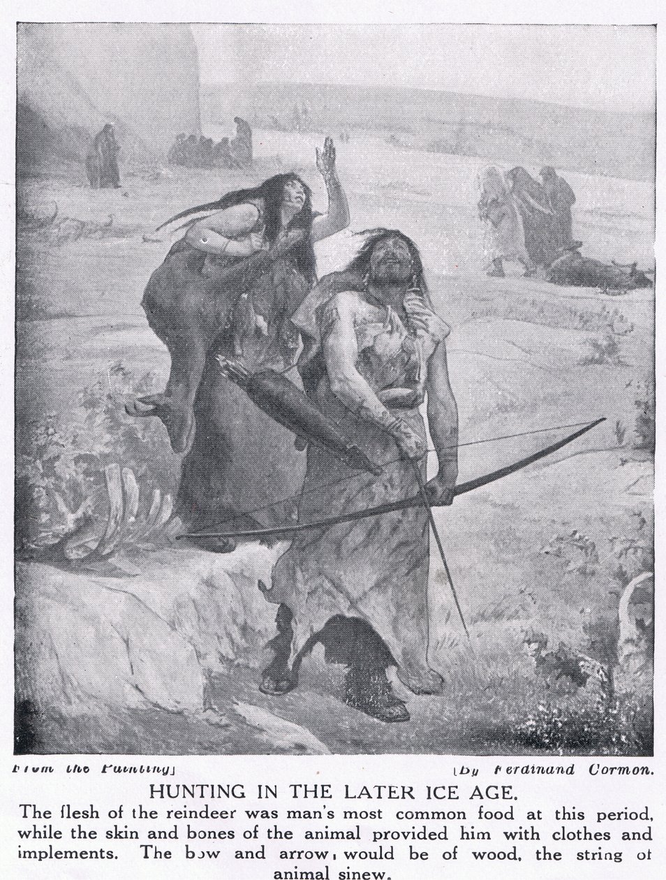 Hunting in the Later Ice Age by Fernand Cormon