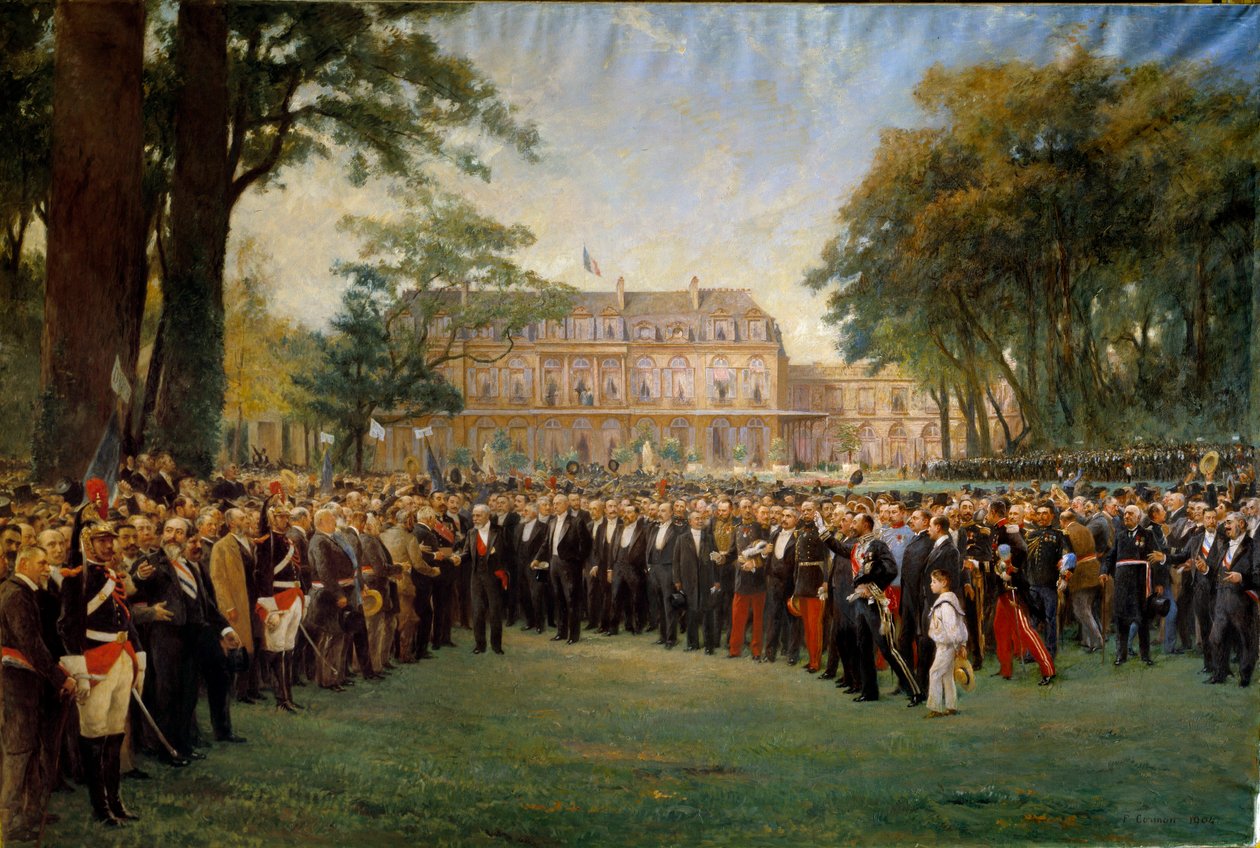 Reception of the Mayors of France at the Elysee on September 22 by Fernand Cormon