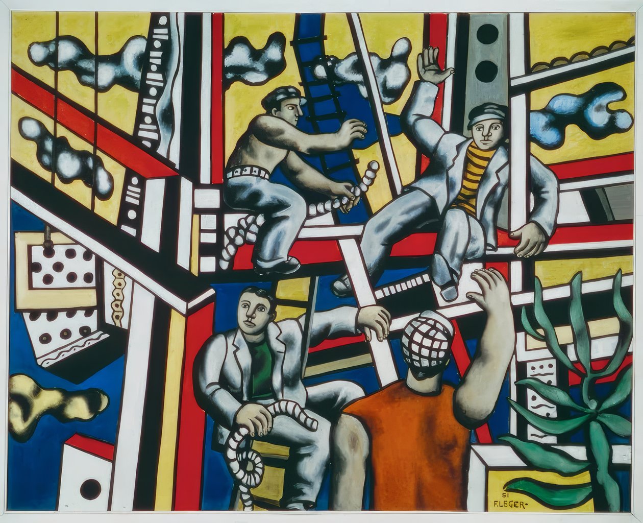 Builders by Fernand Leger
