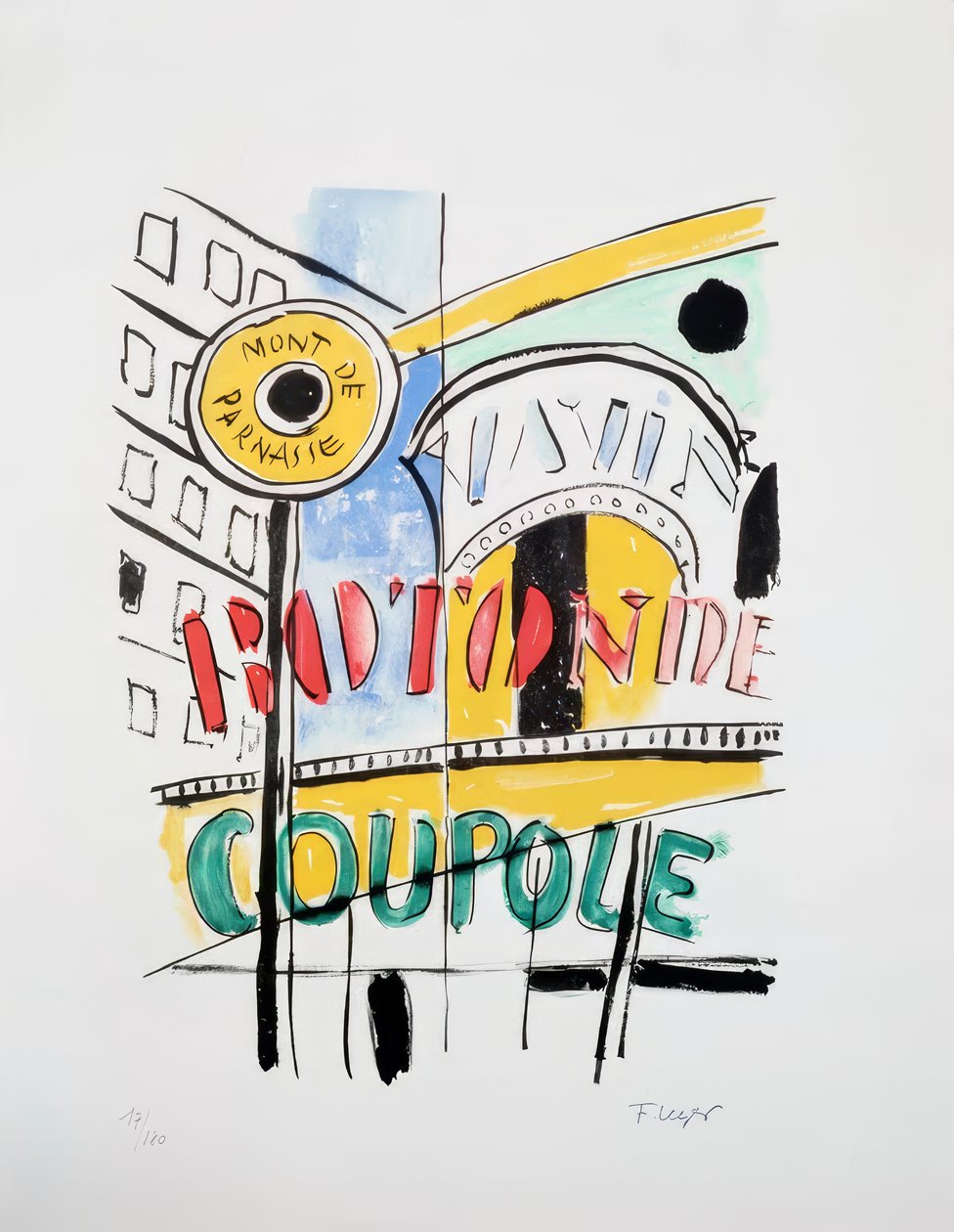 The City Montparnasse by Fernand Leger