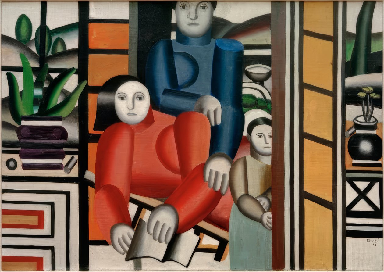 People in the Garden by Fernand Leger