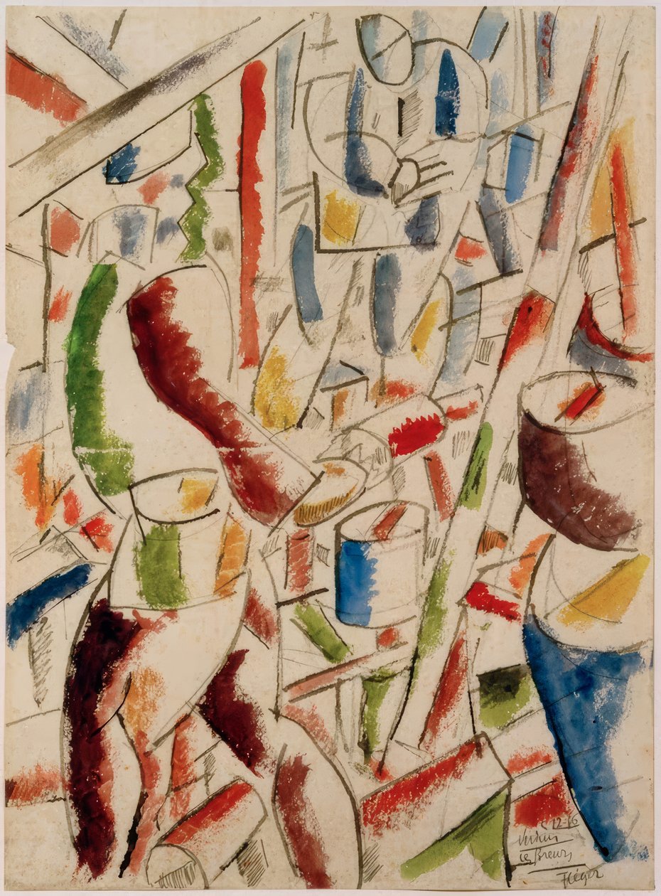 Soldiers Digging a Trench by Fernand Leger