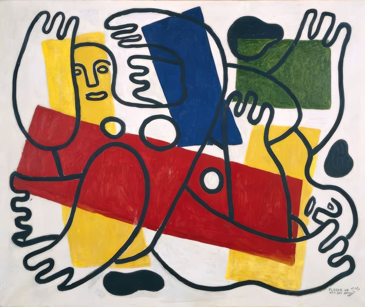 The Divers by Fernand Leger