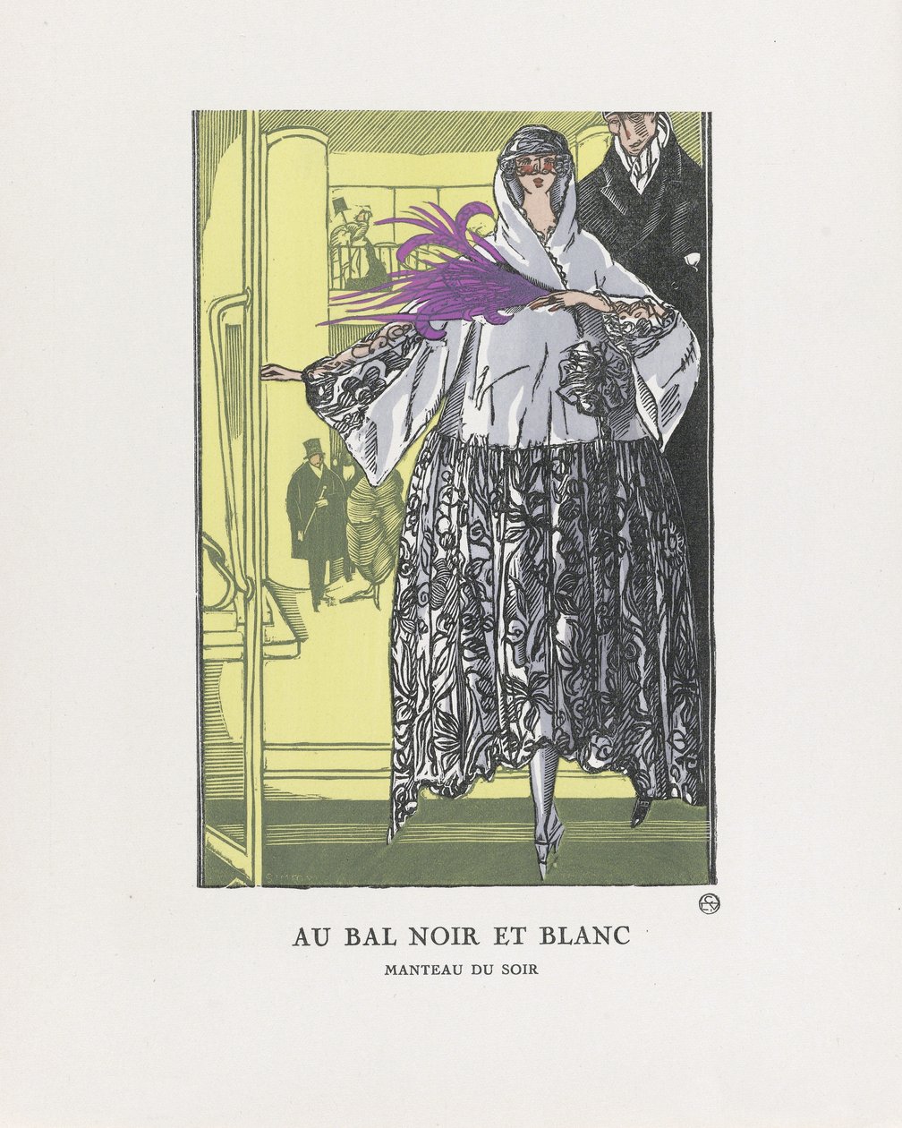 Au Bal Noir et Blanc by Fernand Siméon: Buy fine art prints