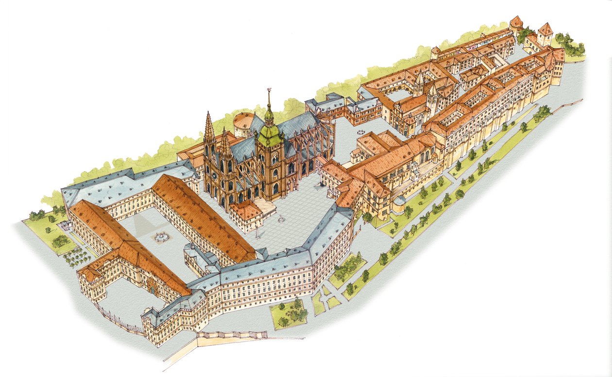 Prague Castle, Prague, Czech Republic by Fernando Aznar Cenamor