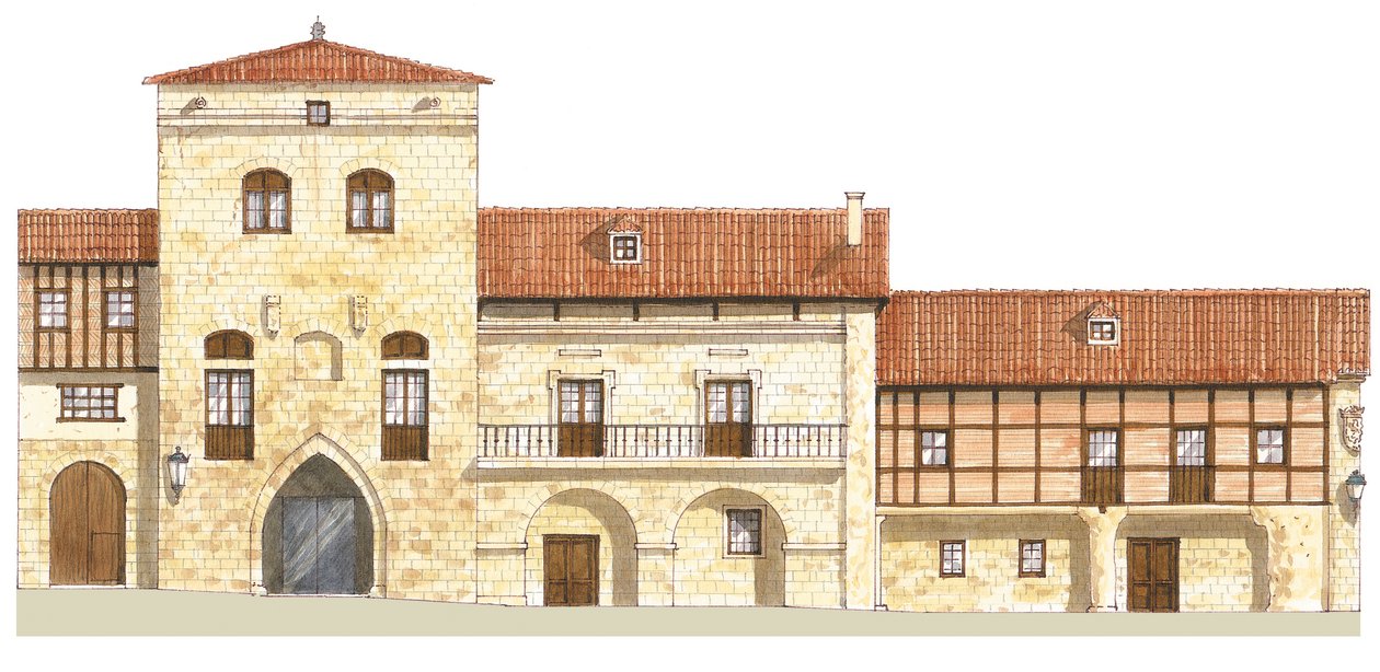 Traditional Houses. Santillana del Mar, Cantabria, Spain by Fernando Aznar Cenamor
