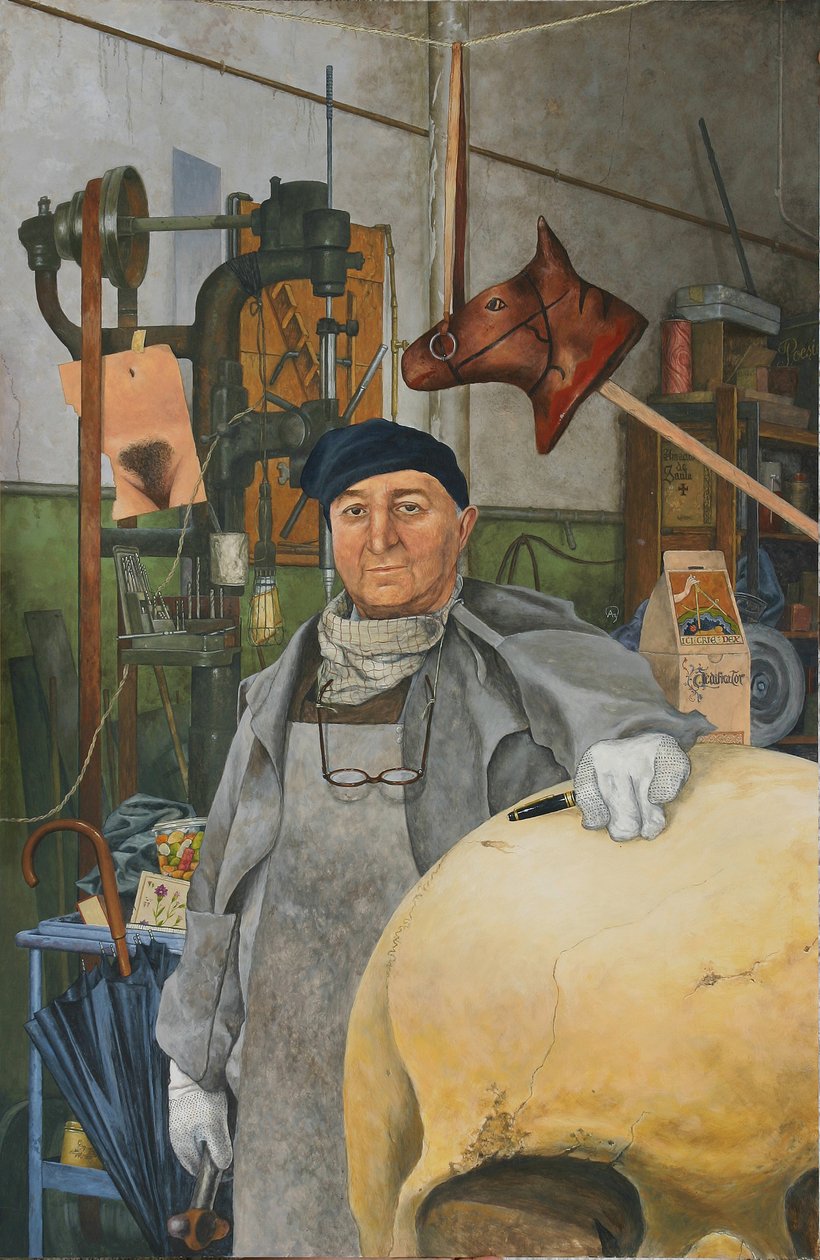 Humanist in His Workshop by Fernando Aznar Cenamor