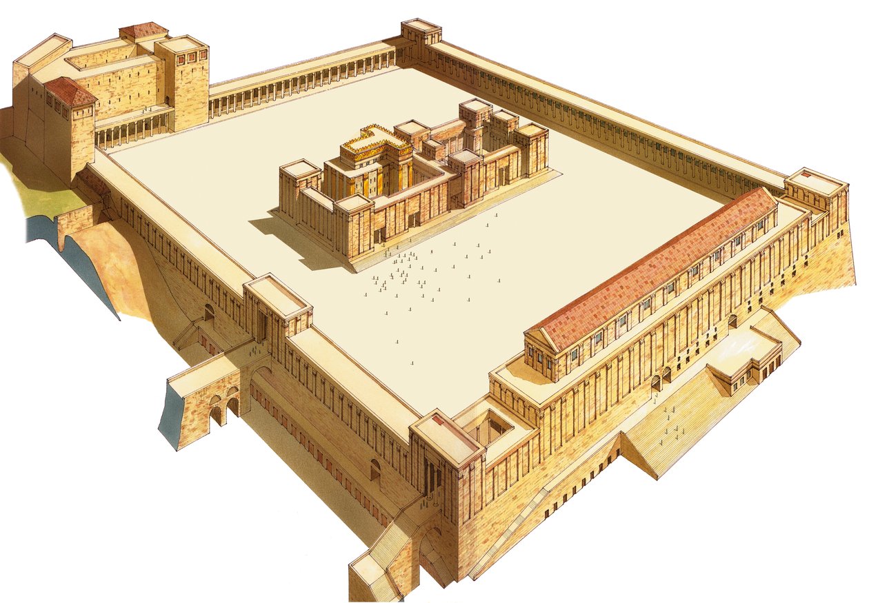 Temple in Jerusalem by Fernando Aznar Cenamor