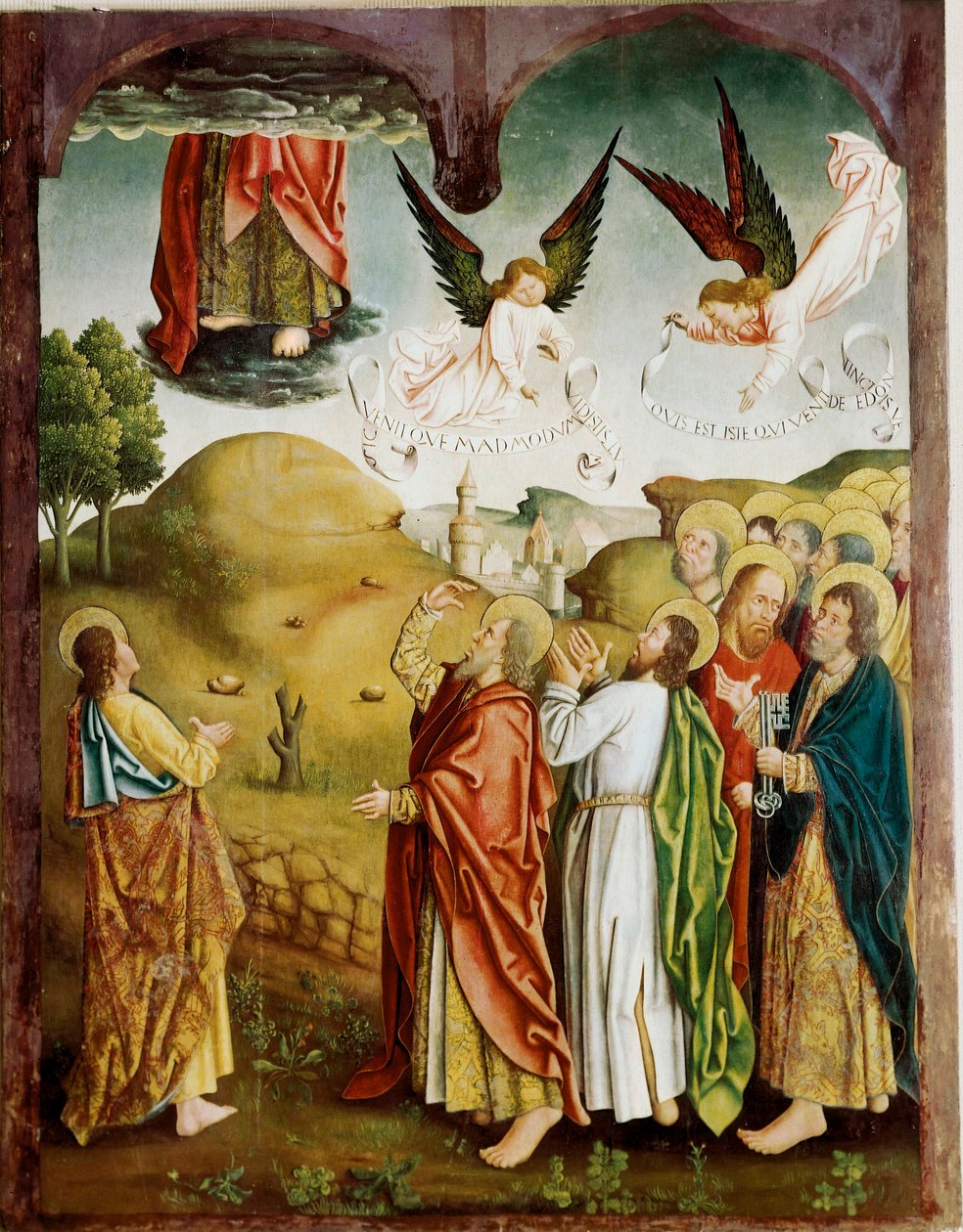 The Ascension, painting by Fernando Gallego by Fernando Gallego