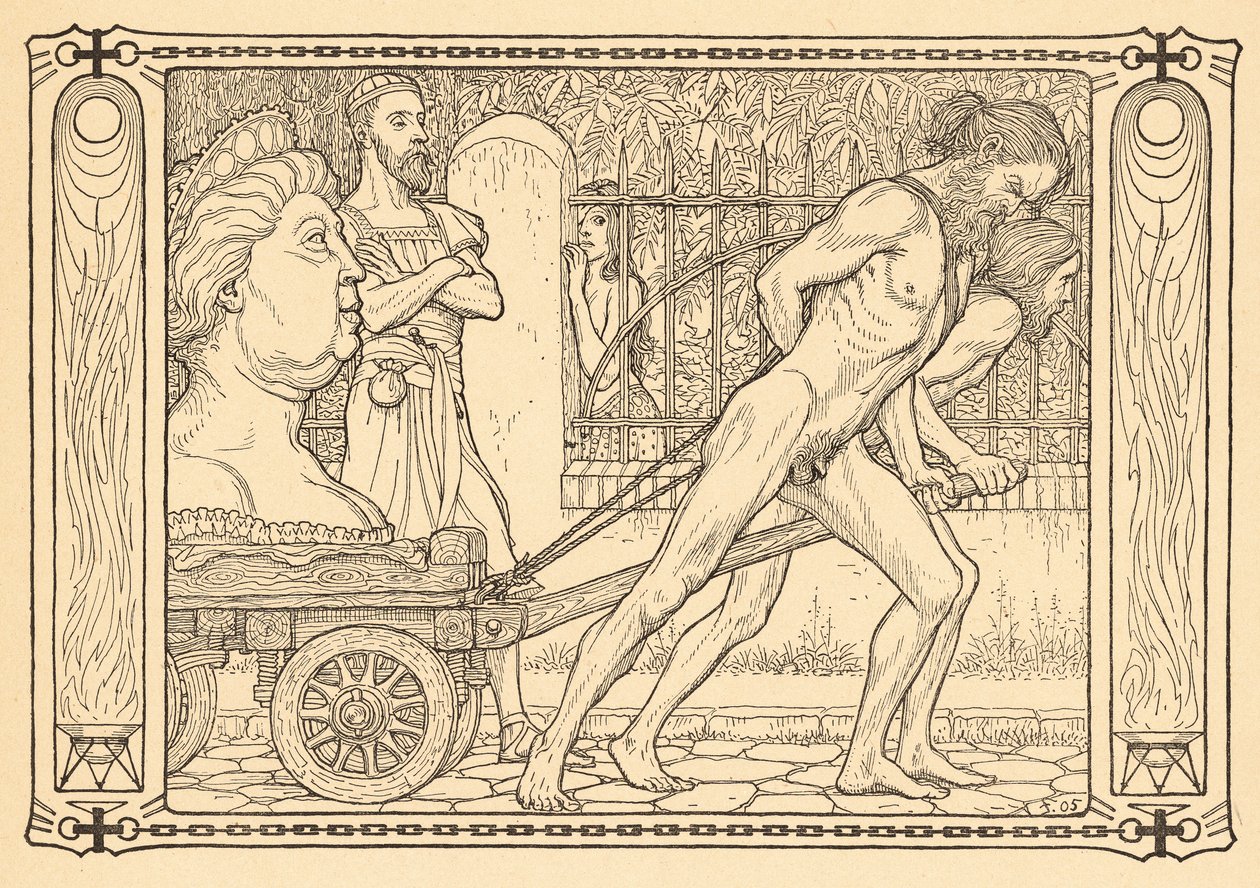 Vorm Karren der Gewoehnlichkeit, Plate 3, from the portfolio 