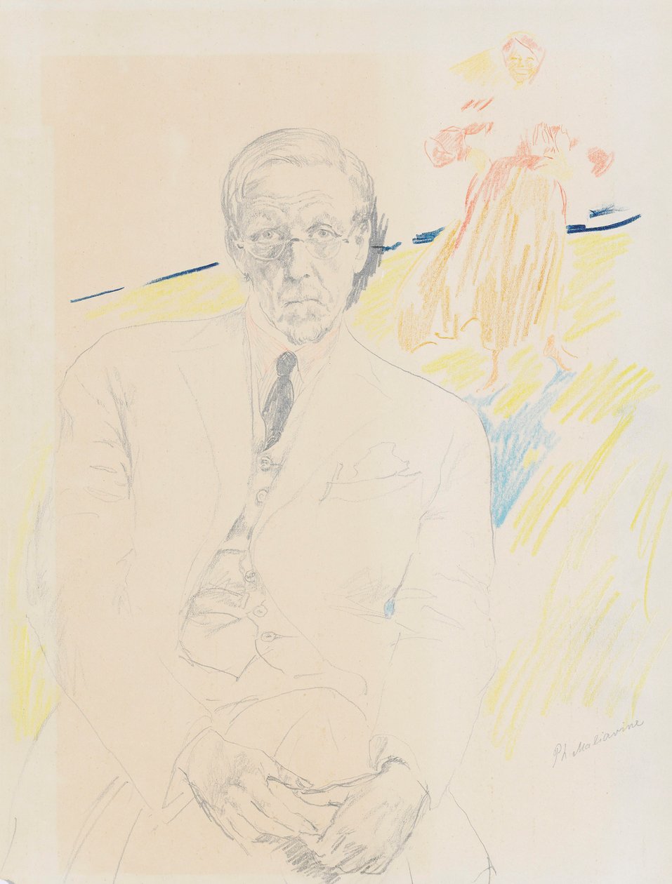 Self-Portrait by Filipp Andreyevich Malyavin