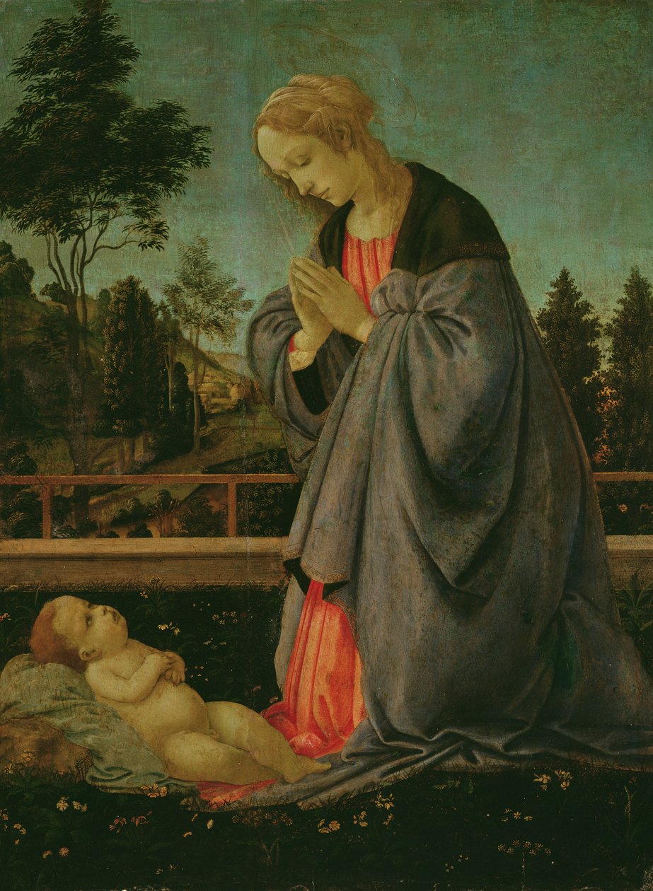 Adoration of the Child by Filippino Lippi