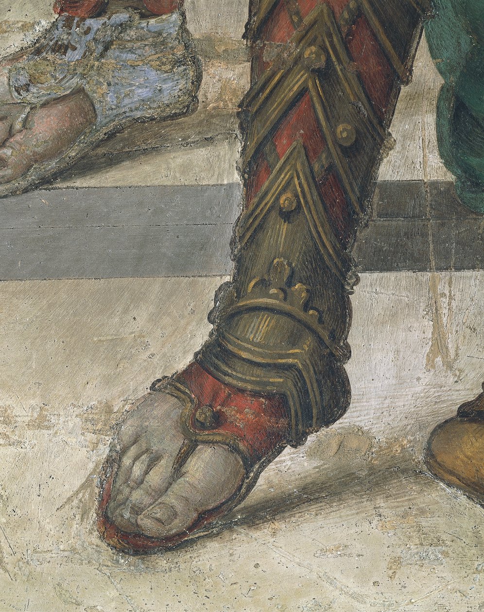 Saint Philip Driving Dragon from Temple of Hieropolis by Filippino Lippi (detail) by Filippino Lippi