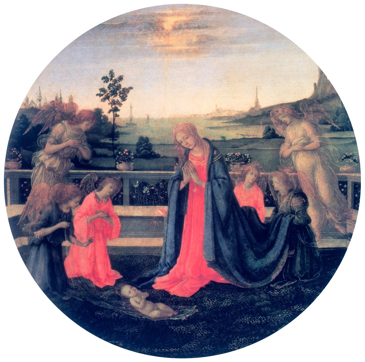 The Adoration, c1480s by Filippino Lippi