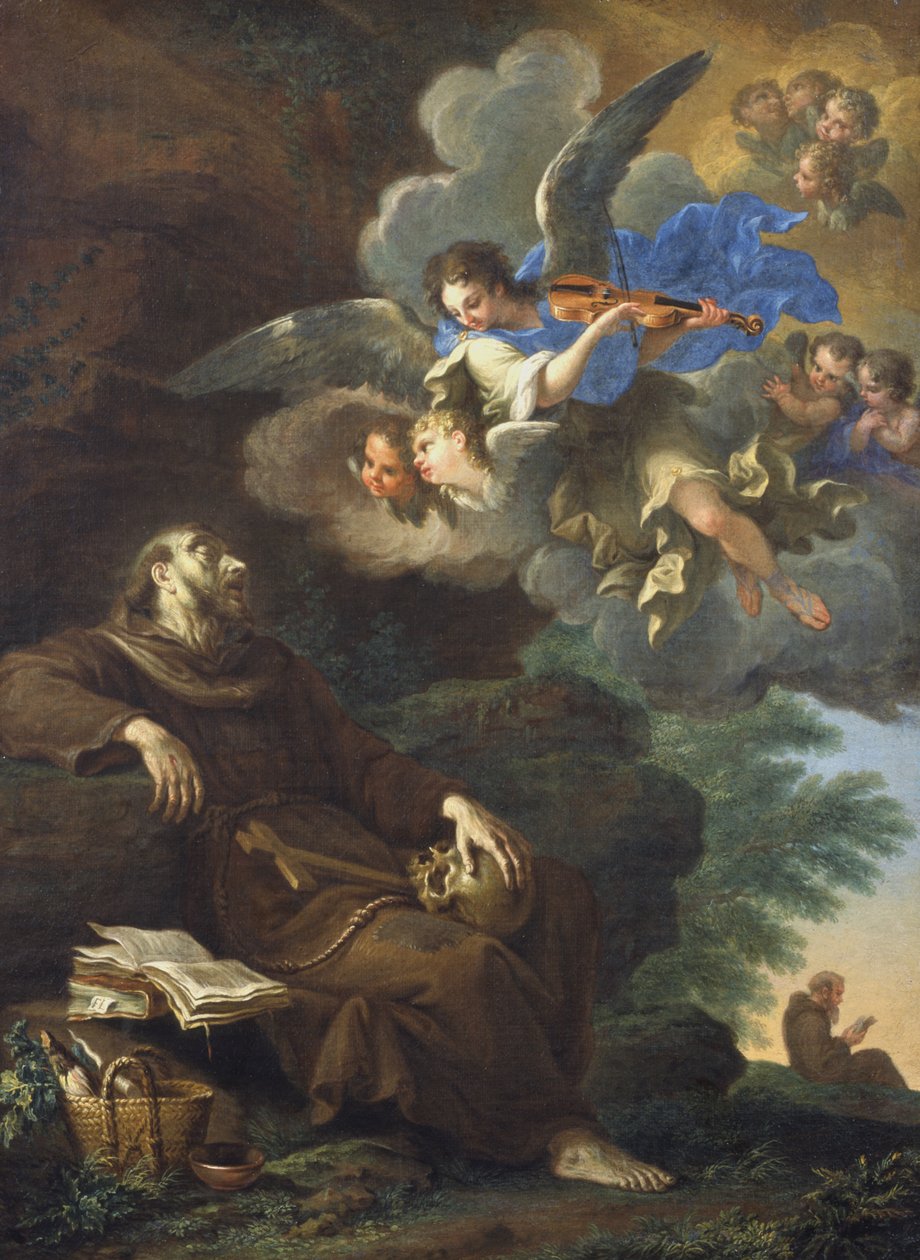 Saint Francis by Filippo Lauri