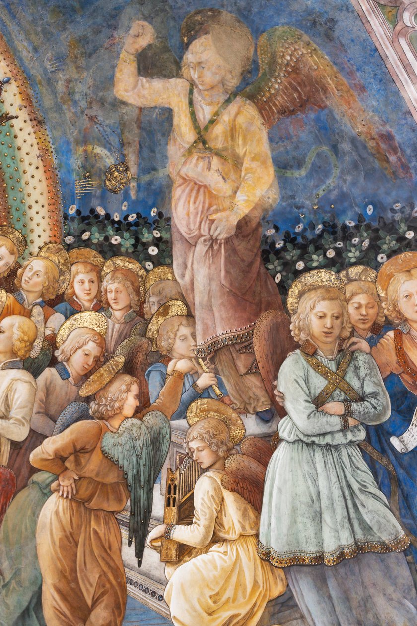 Angels (detail) by Filippo Lippi