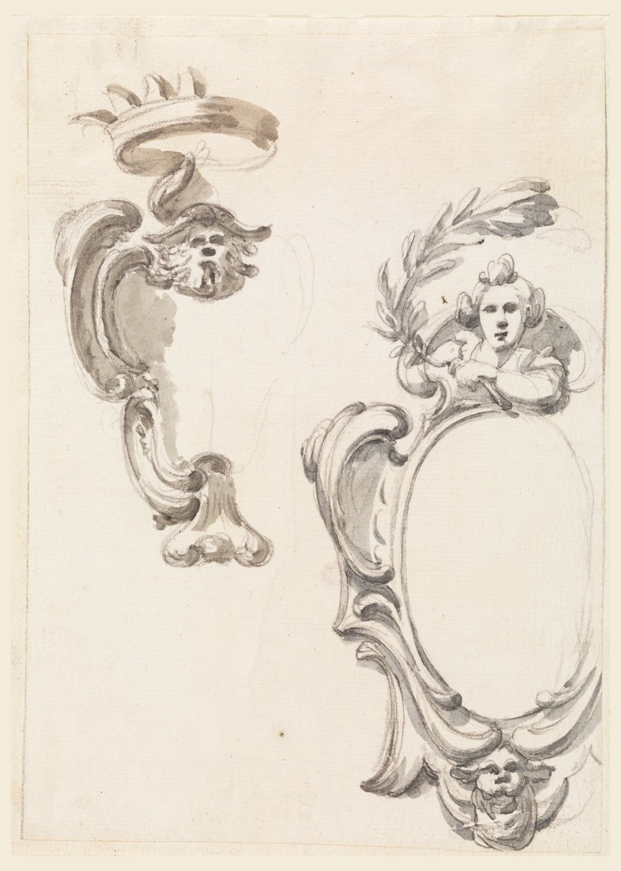 Design for Two Escutcheons by Filippo Marchionni