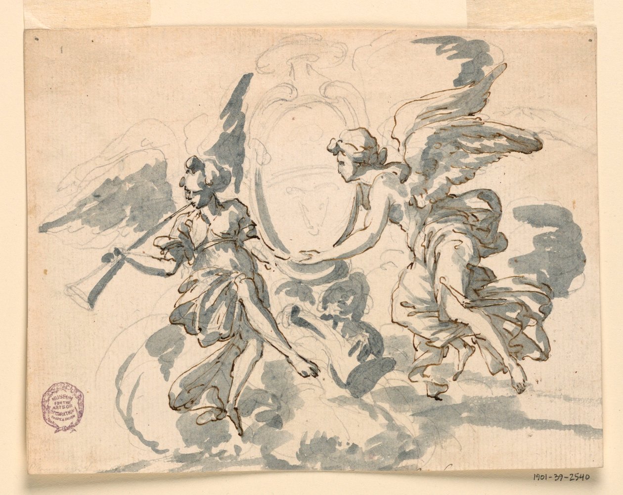 The coat of arms of a prelate, ca. 1750 by Filippo Marchionni