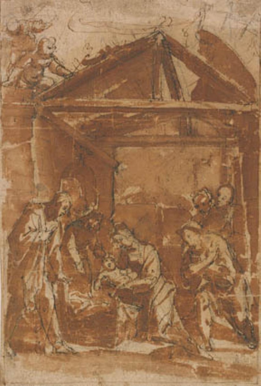 Adoration of the Shepherds by Filippo Tarchiani