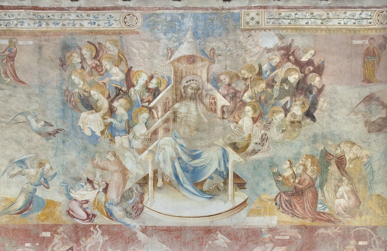 The Last Judgment, c.1400 by Filippolo de and Veris da Milano Veris da Milano