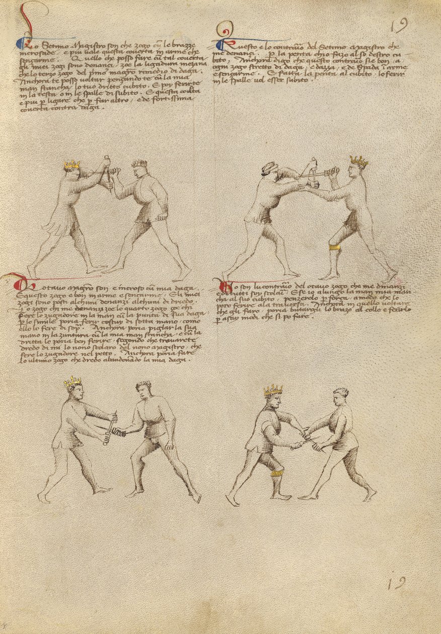 Combat with Dagger by Fiore Furlan dei Liberi da Premariacco