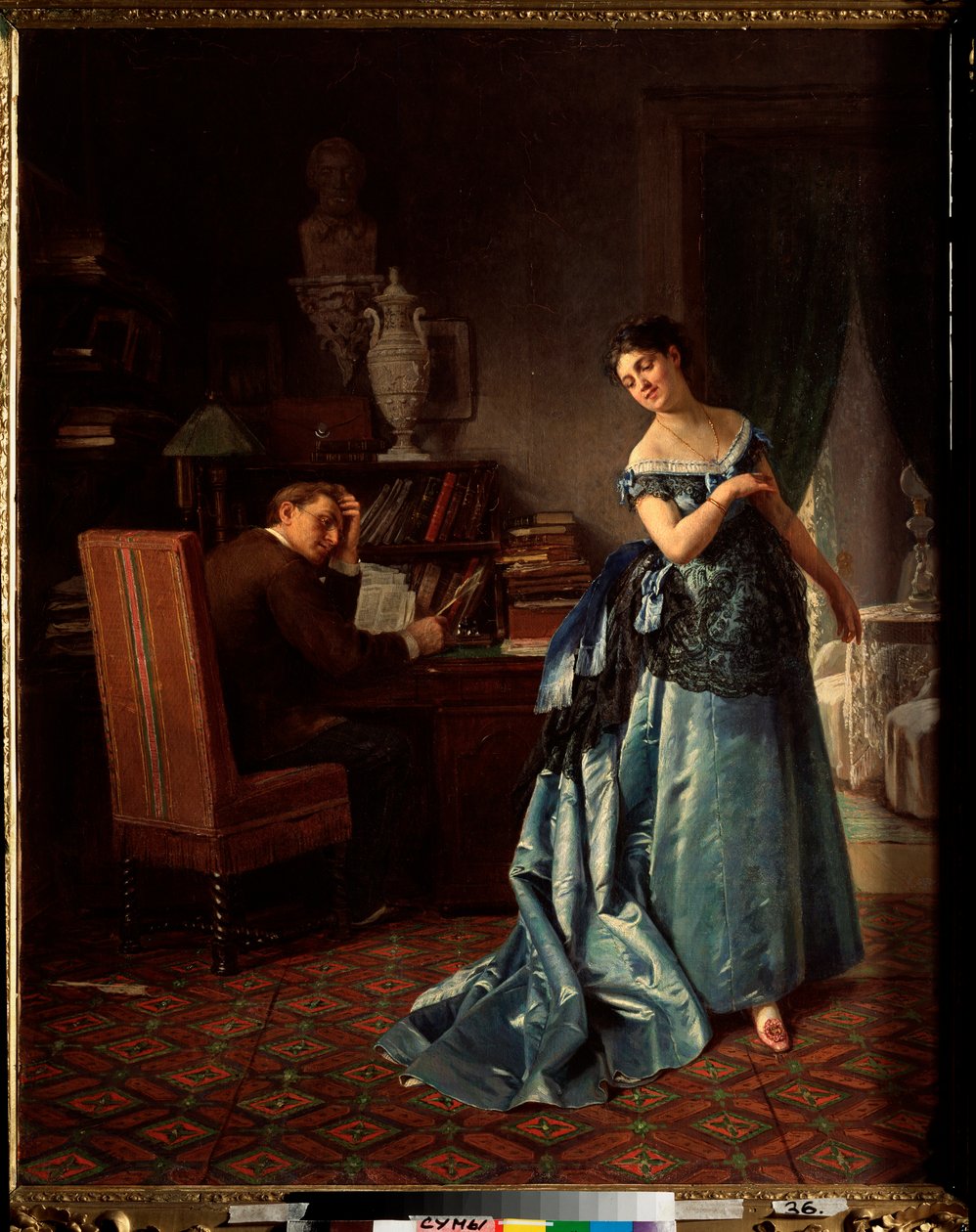 A Fashion Lady, Preparation for a Ball by Firs Sergeevich Zhuravlev
