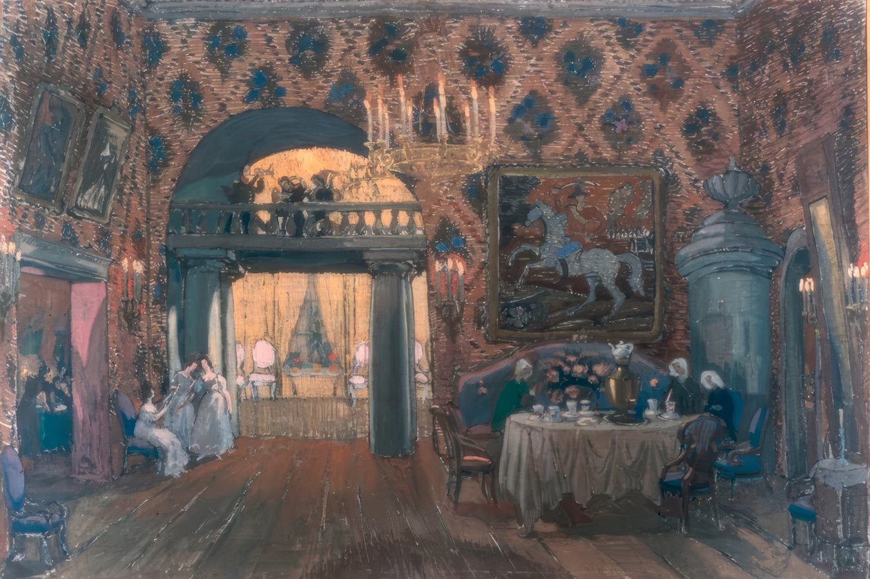 At Larina by Fjodor Fjodorowitsch Fedorowski